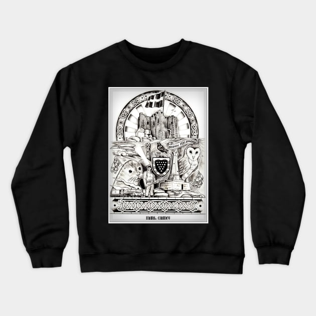 Cornwall Homage Crewneck Sweatshirt by mark-chaney